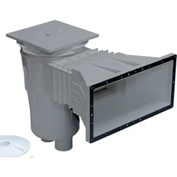 Skimmer 17, 5 l, pro fólie, s mosaznými zástřiky, široké hrdlo, RAL7004