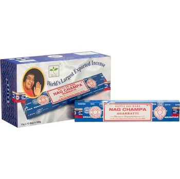 Čajovna Shrinivas Satya Vonné tyčinky Nag Champa, 15 g _ BOX 12 balení