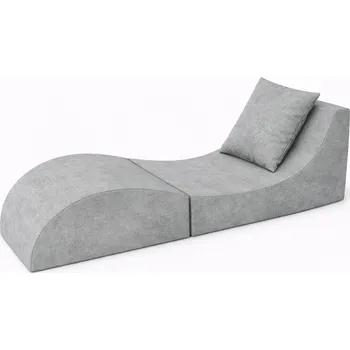Křeslo e-matrace.com Skládací relaxační křeslo | Lehátko | Taburet | Grey