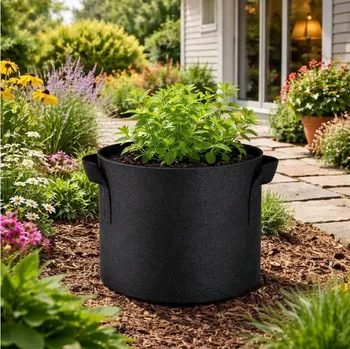 Rudl Textilní květináč BestBerg BBGR-19GB / 19 l / černá
