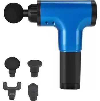 Masážní přístroj Zaparkorun Vibrační masážní pistole CY-801 - modrá