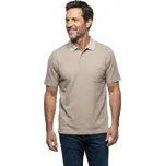 Pánská polokošile RAGMAN Polo fishnet Béžová velikost L