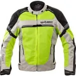 Pánská letní moto bunda W-TEC Saigair - Fluo Yellow-Gray, 4XL