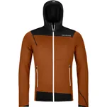 Ortovox Fleece Light Hoody M Bristle Brown XL; Oranžová bunda + DÁREK DLE VÝBĚRU!