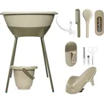 Zestaw kąpielowy 8 elem. LUMA Olive Green