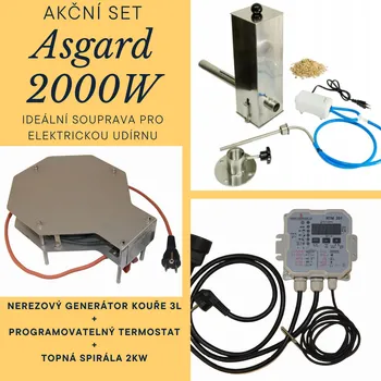Udírna OHENVZAHRADE.CZ Akční set do elektrické udírny Asgard