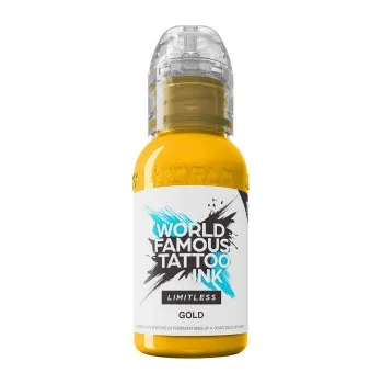 Tetování WORLD FAMOUS LIMITLESS - GOLD - 30ML
