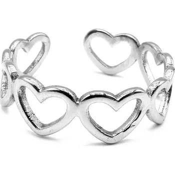 Prsten RajSperku Dámský prsten SRDCE z Chirurgické oceli RI260167 dárkové balení zdarma