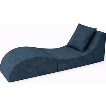 Křeslo e-matrace.com Skládací relaxační křeslo | Lehátko | Taburet | Deep Atlantic