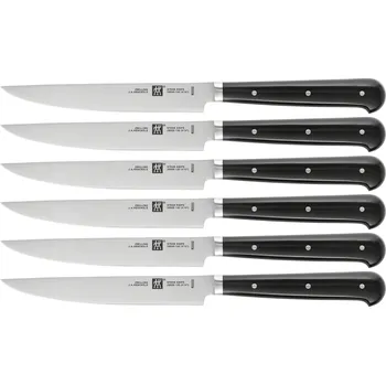 Příbor Zwilling, Nože na steaky Zwilling 12 cm černé 6 ks - Formadore