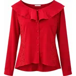 Sweewe Dámská halenka s kulatým límečkem Sweewë, červená Velikosti XS-XXL: L Nové