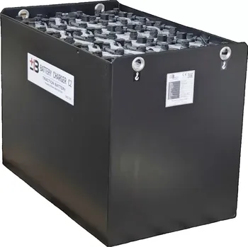 Trakční baterie Trakční baterie BCH Battery 48V 4PzS500 s Aquamatic systémem, 827 x 519 x 612 mm DIN A (Trakční článková Pb baterie WET s kapalným elektrolytem)