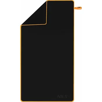 Ručník Ručník z mikrovlákna NILS NCR12 černá/oranžová