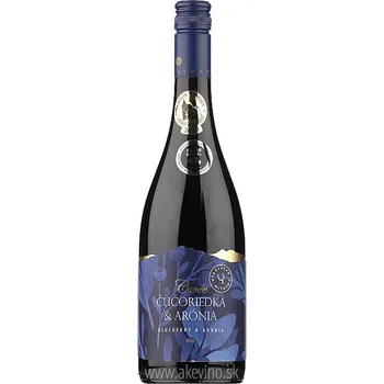 Víno Miluron Cuvée Borůvka Aronie polosladké