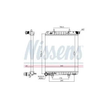 Chladič motoru Chladič motoru NISSENS 636016