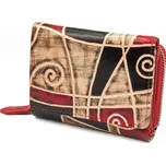 Dámská kožená peněženka barevná - menší přehledná Nivasaža N57