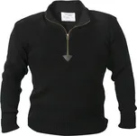 ROTHCO Svetr ACRYLIC COMMANDO 1/4 zip ČERNÝ XL ČERNÁ - BLACK
