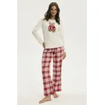 Dámské pyžamo Esotiq Chrismis Krémová S