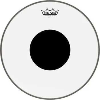 Bicí nástroj Remo CS-0314-10 Controlled Sound Clear Black Dot 14" Blána na buben (Jako nové)