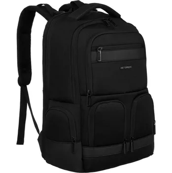 Velký černý cestovní batoh na notebook Barva: Černá