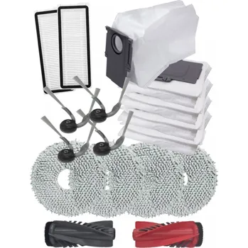 Sada příslušenství pro robotický vysavač Kartáče, HEPA filtry k vysavači XIAOMI Roborock QRevo 5AE Black sada mopů a sáčků 17ks