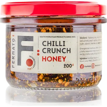 Koření FerMato Sečuánský chilli olej - Crunch Honey