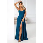 Dámské šaty 646-2 Petrolejová - Numoco petrolejová uni