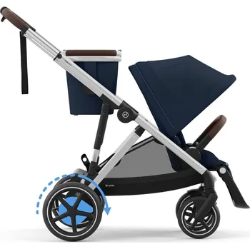 Cybex e-Gazelle S 2025, Silver/Ocean Blue