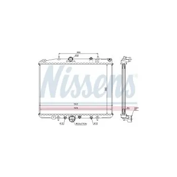 Chladič motoru Chladič motoru NISSENS 63702