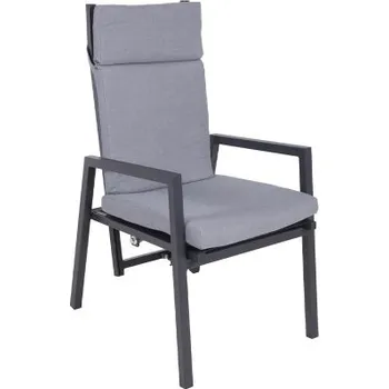 Zahradní nábytek Zahradní relaxační židle Sintra, šedo/černá - A Garden Pleasure