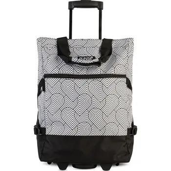 fabrizio Nákupní taška na kolečkách 10008-2001 černo-bílá Punta Wheel