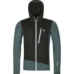 Pánská mikina na zip Ortovox Fleece Grid Hoody M dark arctic grey XL