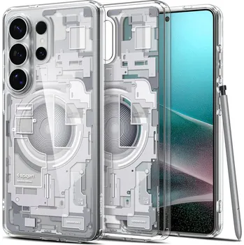 Pouzdro na mobilní telefon Spigen Ultra Hybrid MagSafe kryt Samsung Galaxy S26 Ultra zero one white