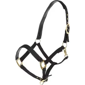 Stájová ohlávka TopLine stavitelná černá velikost COB