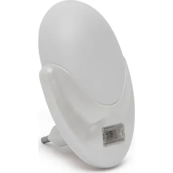 Nástěnné svítidlo LED Orientační svítidlo se soumrakovým senzorem do zásuvky LED/1W/230V