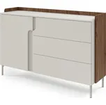 Meblar Komoda Positano 7 Vyber provedení: Ořech alba + kašmír