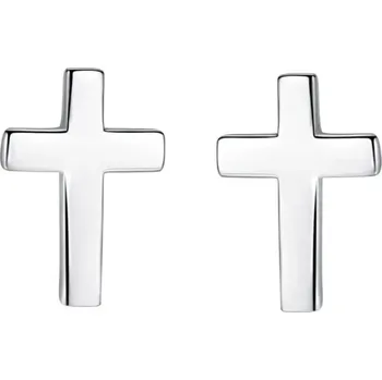 Náušnice Olivie Stříbrné náušnice KŘÍŽEK 7788 Ag 925; ≤0,8 g.