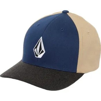 Kšiltovka Volcom kšiltovka Full Stone Hthr Flexfit Hat Dust Bowl Indigo | Modrá | Velikost S/M