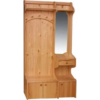 Předsíňová stěna Předsíňová stěna Western 02 - masiv borovice - 115/200/35 (š/v/h)