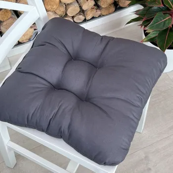 Podsedák Sedák na židli Tmavě šedý Rozměr: Ø40cm