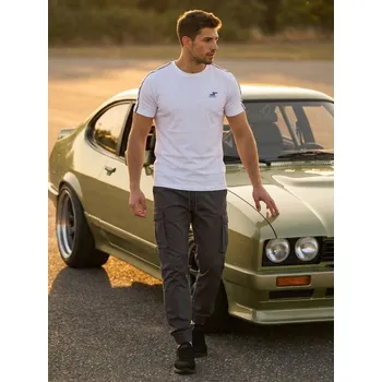 Pánské kalhoty Sinsay - Cargo jogger kalhoty - šedá - 527HS-85X - 527HS-85X-36