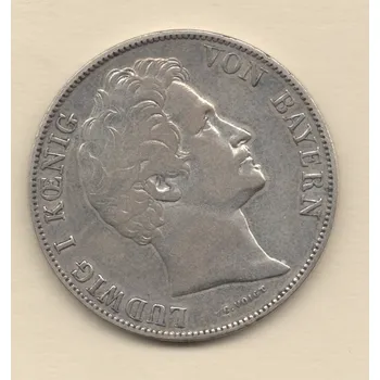 Sběratelství 1 Gulden 1839 Ludvík I. Bavorsko 10.56 g