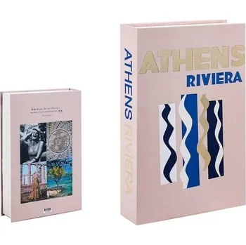 Falešná kniha s úložným prostorem ATHENS RIVIERA, otevíratelná dekorace