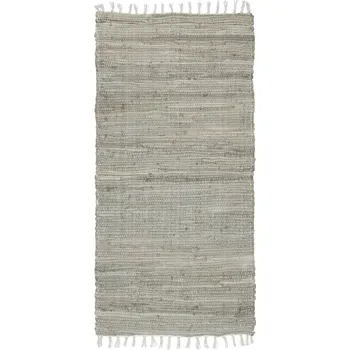 Koberec Ib Laursen Bavlněný běhoun na podlahu Brown Grey 120 × 60 cm