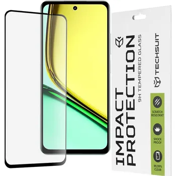 Techsuit - 111D Full Cover / Full Glue Glass - Realme C67 4G - černý