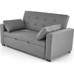 Rozkládací pohovka PAULINIO - šedá - SLEVA 3% s kodem radost25