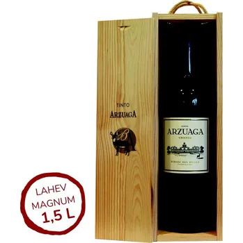 Víno Arzuaga Crianza Magnum suché červené 2022 14,5% 1,5 l (dřevěný box)