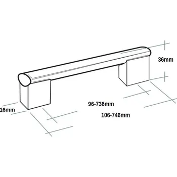 Uchytka T78 18.T78E.160.09 AL PORTA