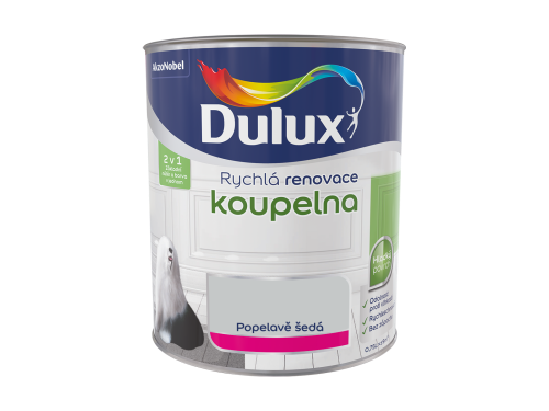 Dulux Renovace Koupelna Barva: Popelavě šedá, Objem: 0,75l