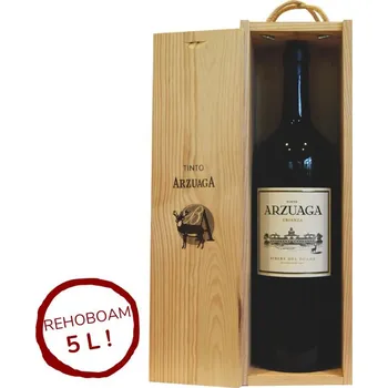 Víno Arzuaga Crianza Rehoboam suché červené 2021 14,5% 5 l (dřevěný box)